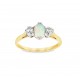 Pre Owned 18ct Opal and Diamond Ring ZX965